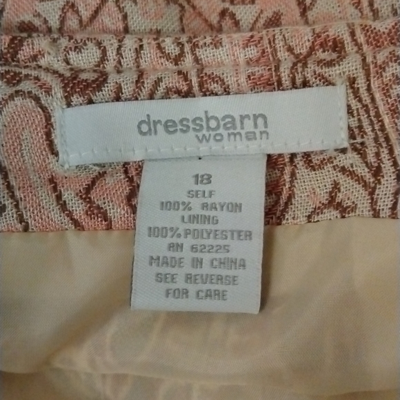 Dress Barn Woman Maxi Boho India/Western Pastel Pull On Skirt Sz. 18 - Picture 7 of 10
